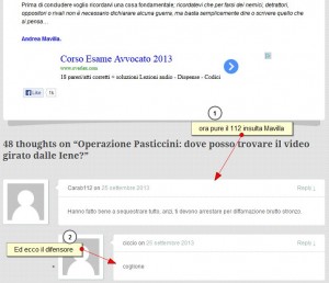 Commenti costruiti ad hoc di Andrea Mavilla