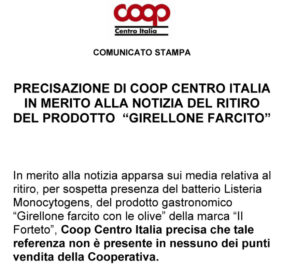 comunicato stampa girellone coop